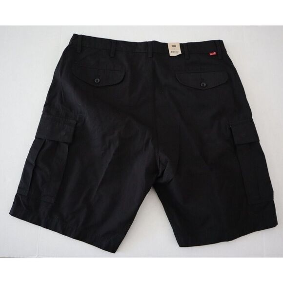 Levi's 232510013 Men's Sz 38 Black Loose-Fit Non-Stretch 9.5" Cargo Shorts - Picture 2 of 7